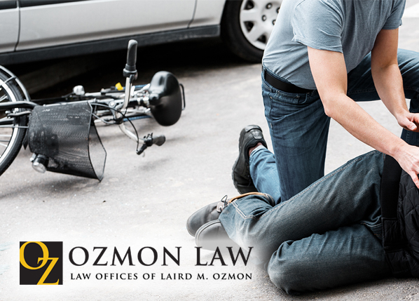 Bicycle accident with automobile